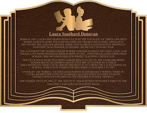 bronze plaques, cast bronze plaques, color photo bronze plaque, bronze photo plaques