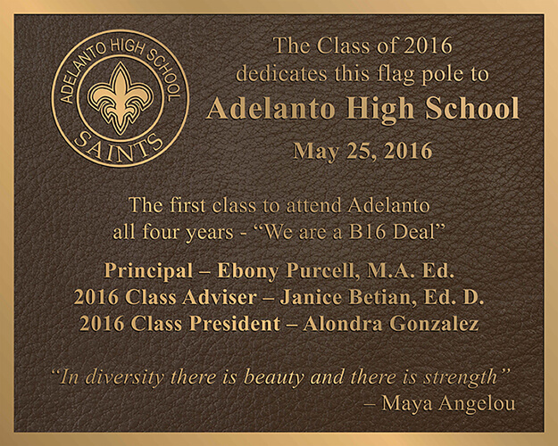 school plaque near me, bronze plaque for school dedication